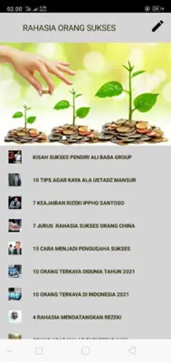 RAHASIA ORANG SUKSES android App screenshot 2